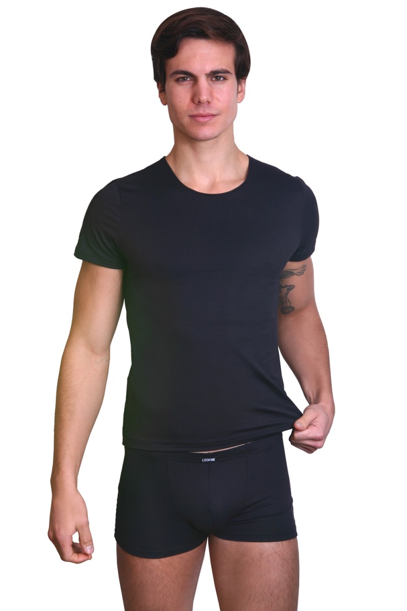 schwarzes Herren T-Shirt Rocket S von Look Me