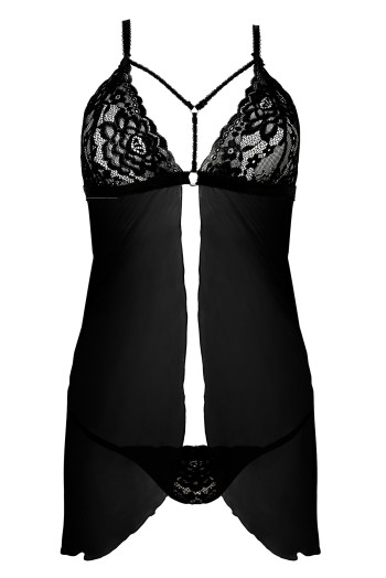 schwarzes Chemise Maya - S