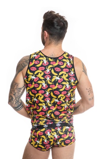 Herren Tank Top 053693 Banana - 2XL