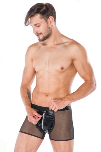 schwarze Boxershorts MC/9060 2XL/3XL