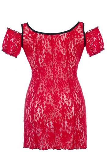 rotes Chemise SB/1008 46/48 Sexy Base