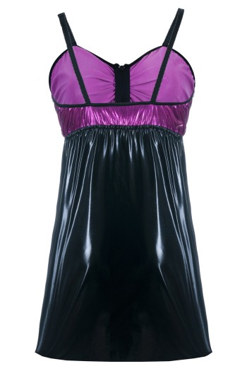 schwarz/lila Chemise SB/1017 54/56 Sexy Base