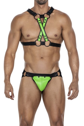 neongrün/schwarzer Jock Snap - L/XL