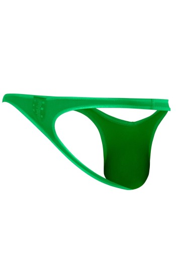 green Mesh Low Rise Bulge String C4MSPXBUL02 GLOW - S
