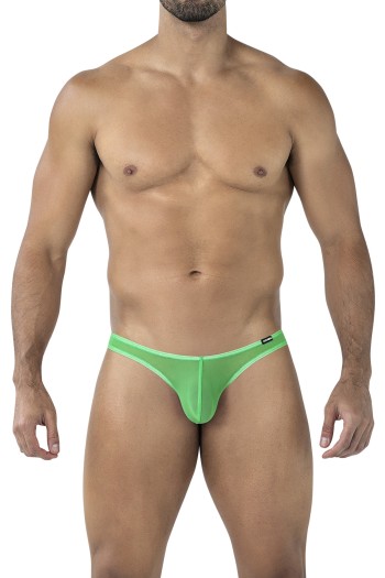 green Low Rise Bulge Brief Mesh C4MSPXBUL01 GLOW - M