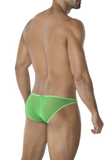 green Low Rise Bulge Brief Mesh C4MSPXBUL01 GLOW - M