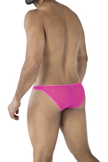 hot pink Low Rise Bulge Brief Mesh C4MSPXBUL01 GLOW - S