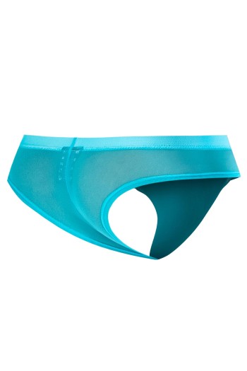 turquoise Mesh Hybrid Cheeky Brief C4MSPX22 GLOW - M