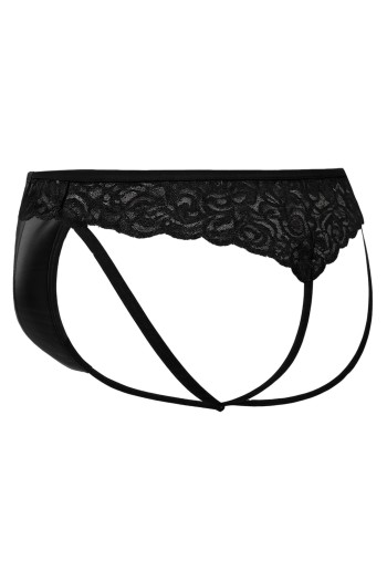 Black Lacey Jockstring RAV104 - S
