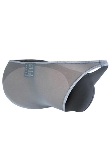 grauer Low Rise Bulge Brief Netz C4MSPXBUL01 - S