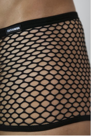 schwarzer Wide Mesh Trunk RAV128 - XL
