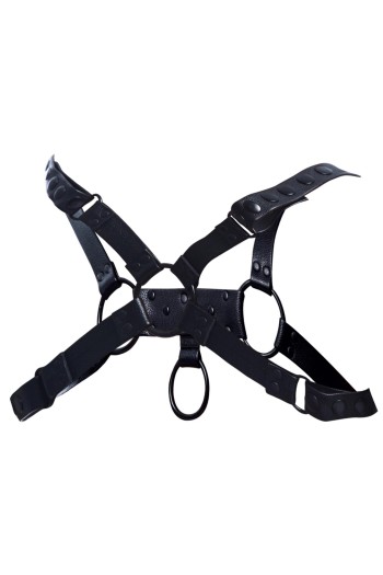schwarzer Brust-Harness 01 - OS