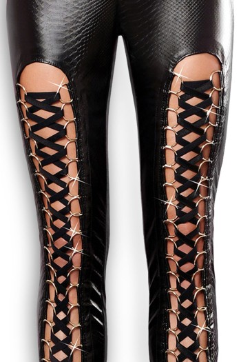 pantalone nero Aggressive L/XL da Lolitta