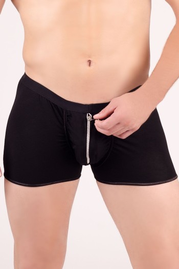 schwarze Boxer-Shorts MC/9005 S/M von Andalea Dessous