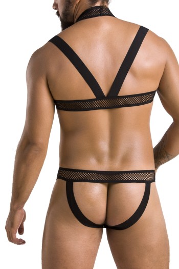 schwarzes Harness Set 043 - S/M