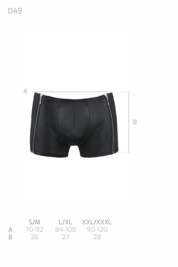 schwarzer Herren Shorts 049 - S/M