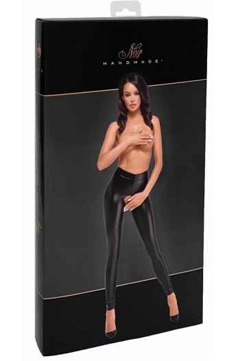 F304 Wetlook Leggings ouvert - 2XL