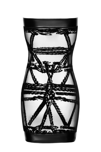 F359 Bondesque Off-shoulder mini dress - S