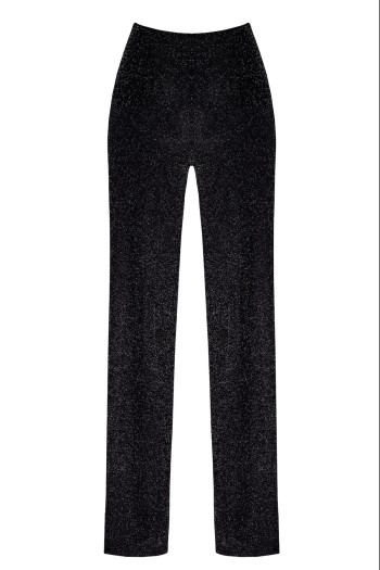 F374 Onyx Sheer Palazzo trousers - M