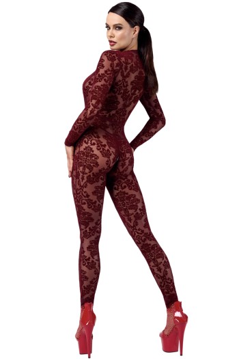 F382 Kink Royal Catsuit red - M