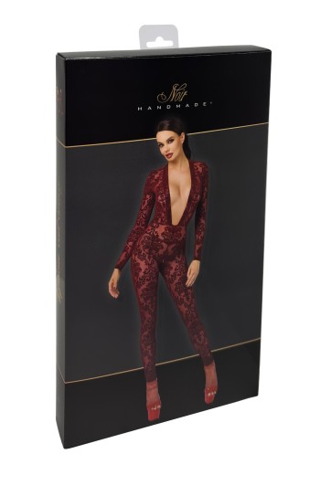 F382 Kink Royal Catsuit red - M