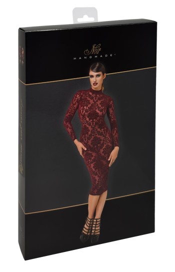 F384 Kink Royal midi dress red - S