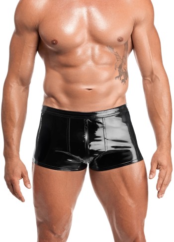 schwarze Lack Shorts Voltage H095 - S