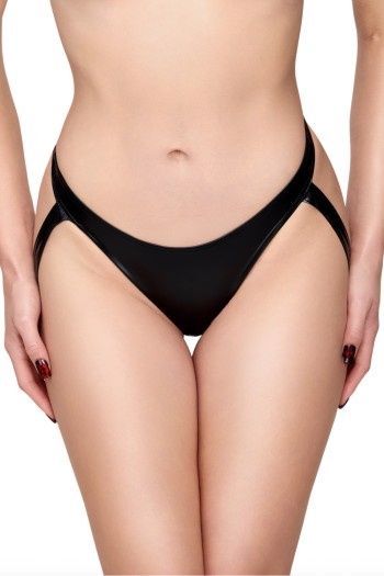 F393  Strappy Panties black - 2XL