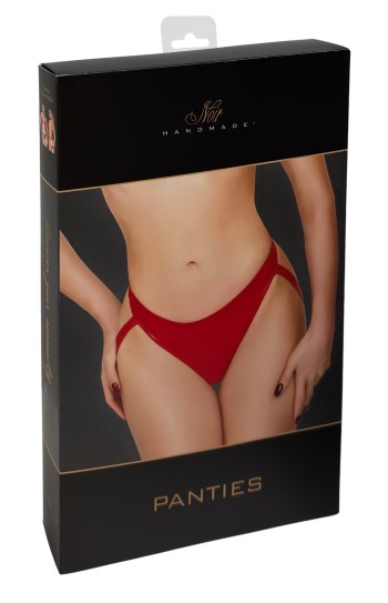F394  Strappy Panties red - 2XL