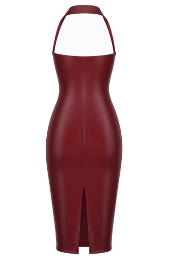 F396 Dark Romance Corset Midi Dress - XS