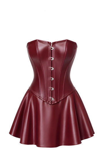 F397 Dark Romance Korsett-Minikleid - XS
