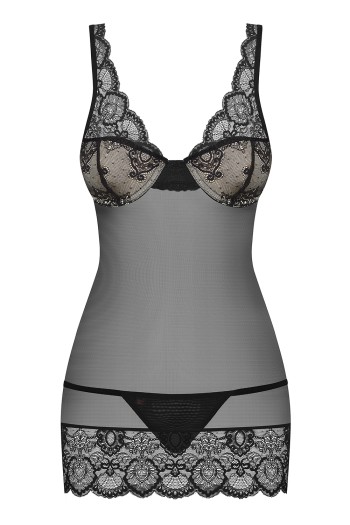 853-CHE-1 Chemise black - S/M