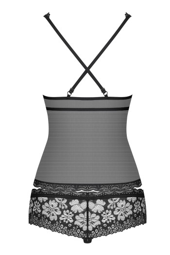 856-BAB-1 Babydoll black - S/M