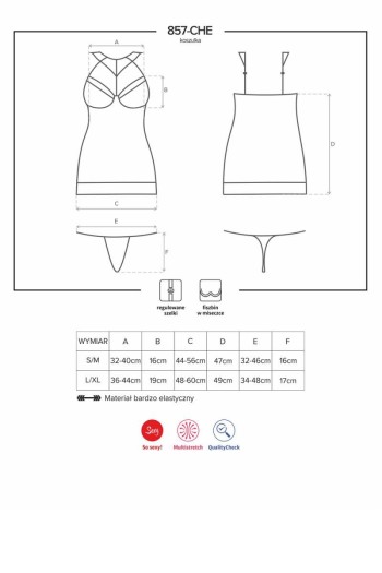 857-CHE-1 Chemise black - S/M