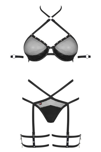 858-SET-1 Set black - S/M