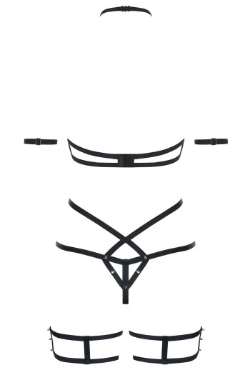 858-SET-1 Set black - S/M