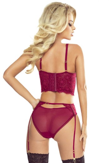 rotes Passion Glamour Set PR1567 - L/XL