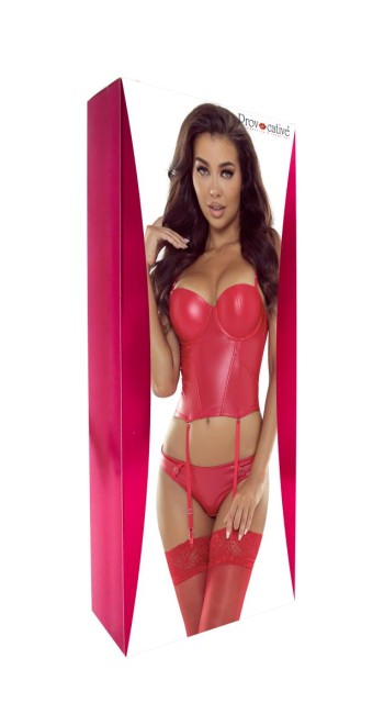 rotes Hard Chic Corset 1783 - L/XL