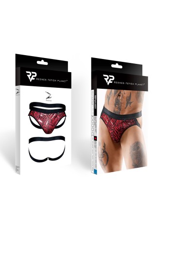 Jock Strap REPatrick001 black/red - XL