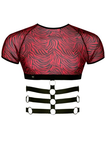 Harness T-Shirt RERodrigo001 schwarz/rot - M