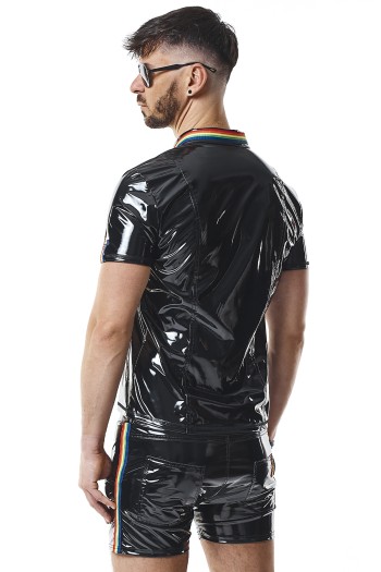 PVC Polo Shirt RMRaffaeleRBW schwarz - 2XL