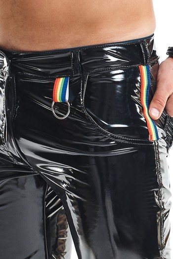 Herren PVC Hose RMValerioRBW schwarz - L