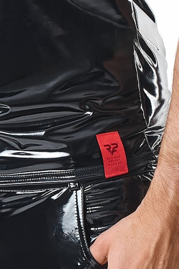 schwarzes Lack Herren Tank Top RMFreddie - S