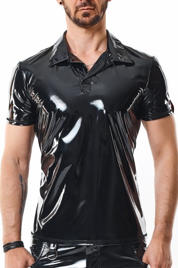 Polo PVC Shirt RMRodolfoPVC black - 2XL