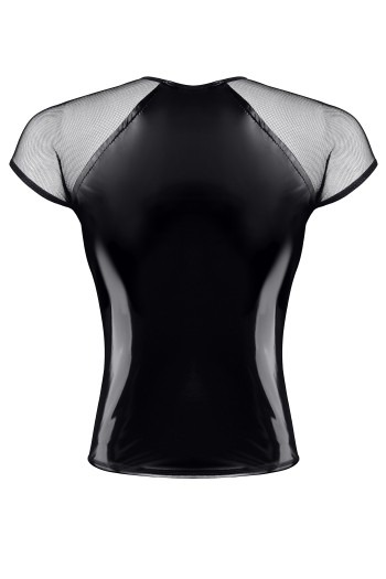 scharzes Lack Herren T-Shirt RMSanti - S