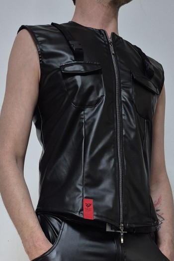 Herren Weste RMCamillo001 schwarz - M
