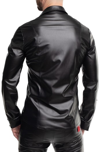langarm Herren Shirt RMPasquale001 schwarz - XL