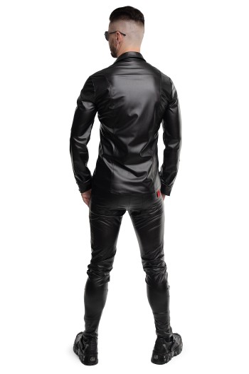 langarm Herren Shirt RMPasquale001 schwarz - XL