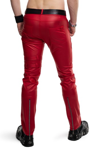 lange Herren Hose RMTommaso002 rot - M