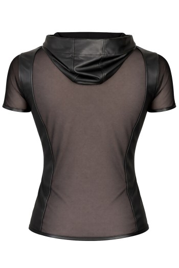 Herren Kapuzen T-Shirt ADGuido001 schwarz - S